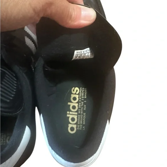 Adidas Samba Black with White Stripes M9 W10.5 - Picture 6 of 8